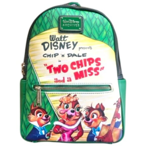 Loungefly Disney Archives Chip N Dale Clarice Two Chips and a Miss Mini Backpack main image 6